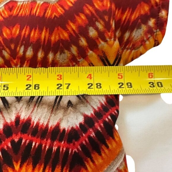 Cato V-Neck Tunic Top Size 24W Lace Shoulder Lightweight Breathable Bobo Tribal - Picture 6 of 11